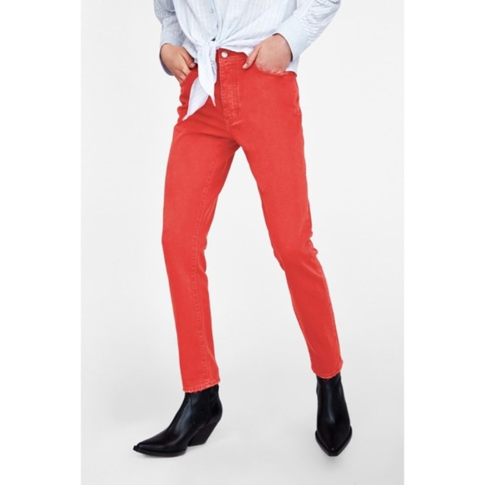 Zara Z1975 Slouchy Mom Fit Jeans - Size 4